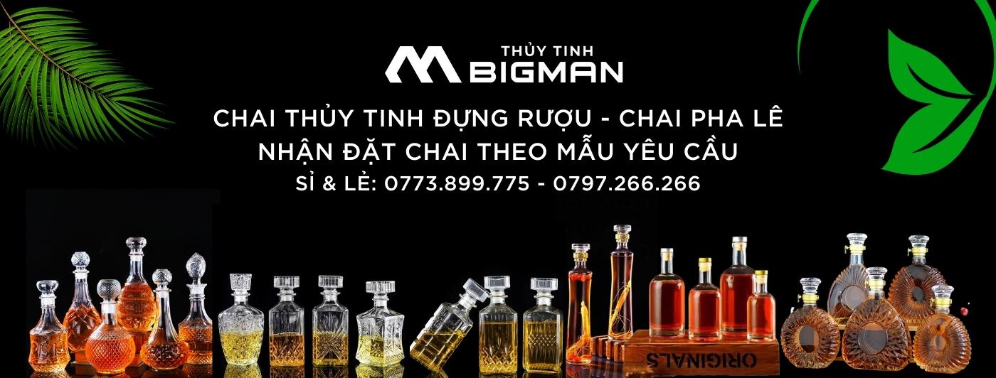 Thủy tinh BigMan; chai thuy tinh dung ruou 2