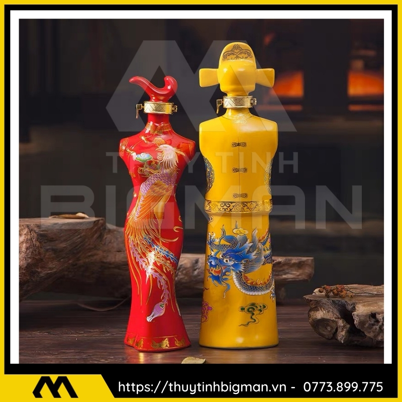 Chai thủy tinh đựng rượu 500ml - sản xuất chai thủy tinh 1