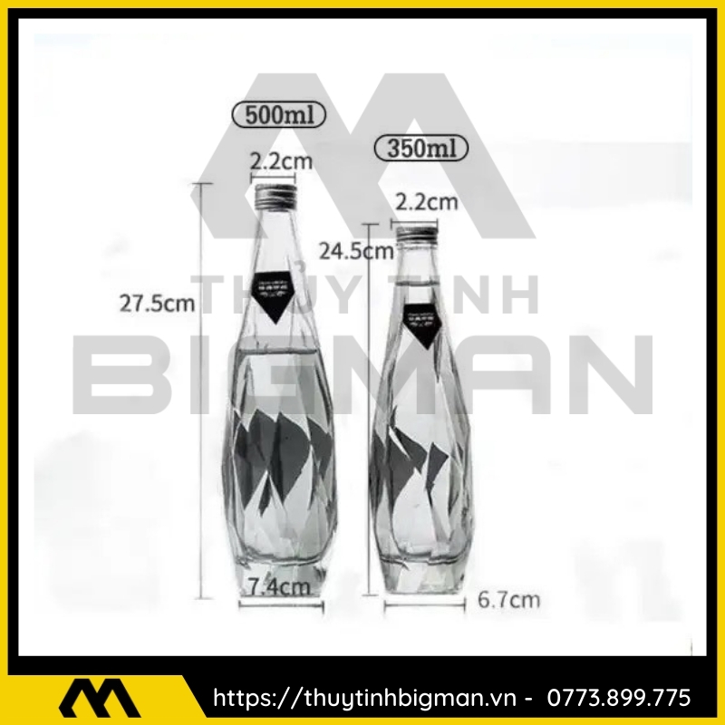 Chai thủy tinh đựng rượu 500ml - sản xuất chai thủy tinh 11