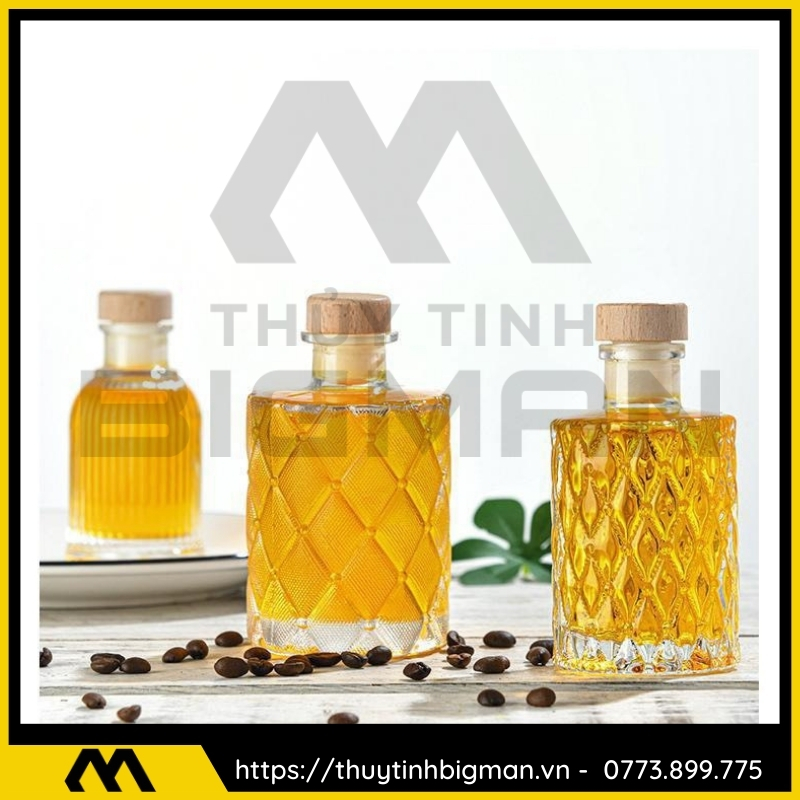 Chai thủy tinh đựng rượu 500ml - sản xuất chai thủy tinh 12