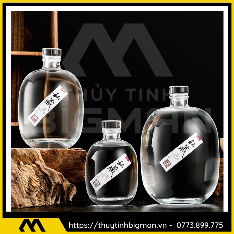Chai thủy tinh đựng rượu 500ml - sản xuất chai thủy tinh 19