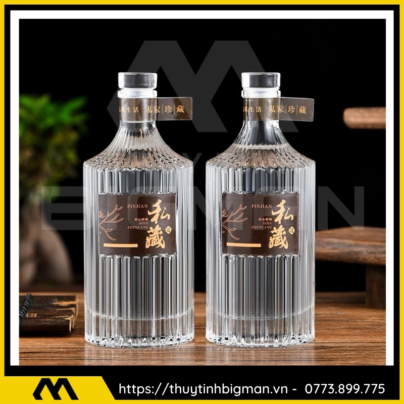 Chai thủy tinh đựng rượu 500ml - sản xuất chai thủy tinh 23