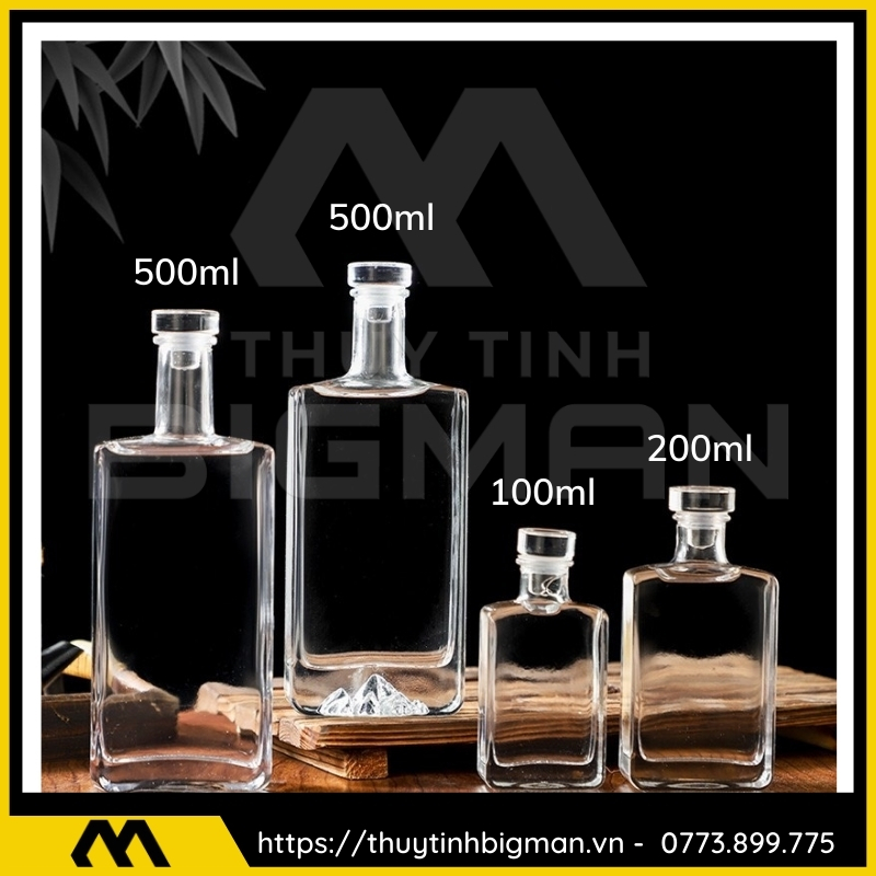 Chai thủy tinh đựng rượu 500ml - sản xuất chai thủy tinh 28