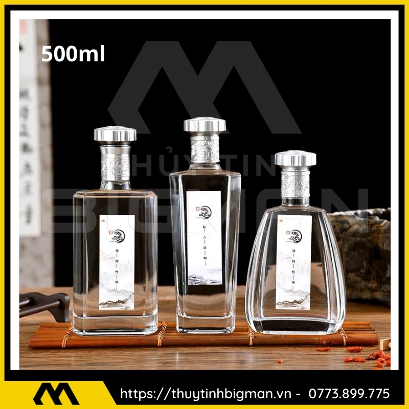 Chai thủy tinh đựng rượu 500ml - sản xuất chai thủy tinh 29