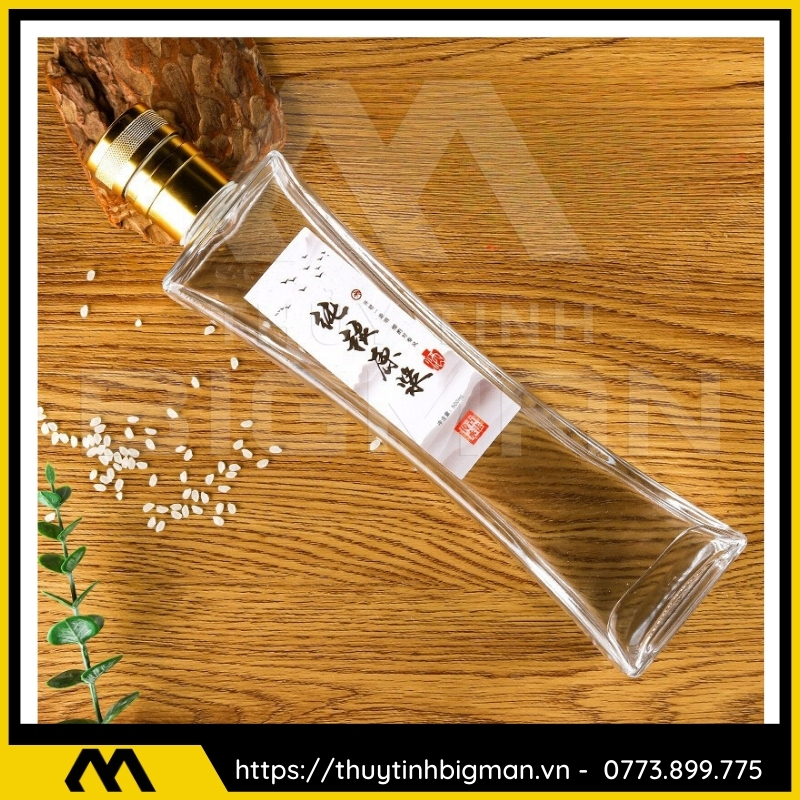 Chai thủy tinh đựng rượu 500ml - sản xuất chai thủy tinh 39
