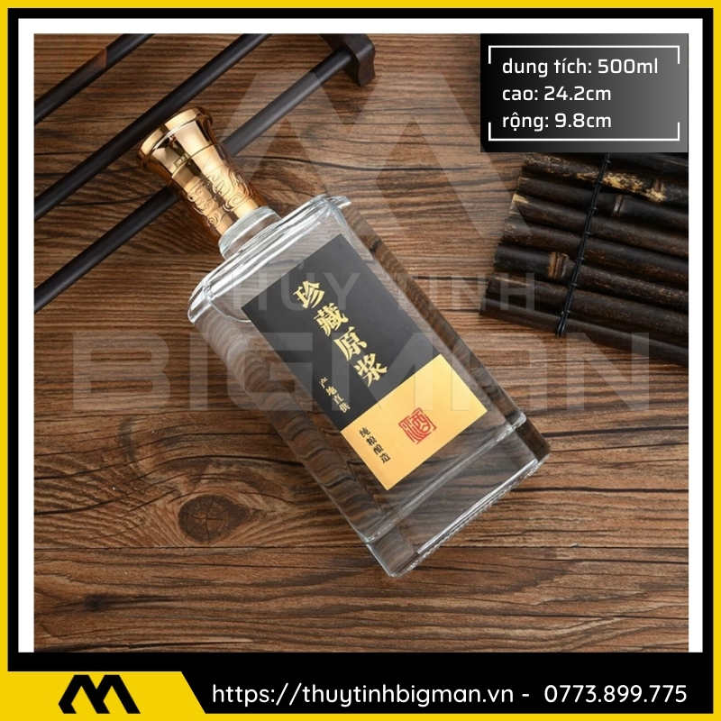 Chai thủy tinh đựng rượu 500ml - sản xuất chai thủy tinh 41