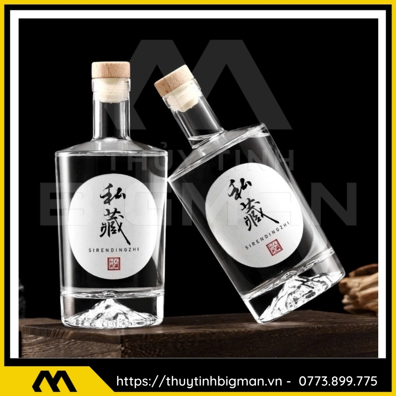 Chai thủy tinh đựng rượu 500ml - sản xuất chai thủy tinh 67