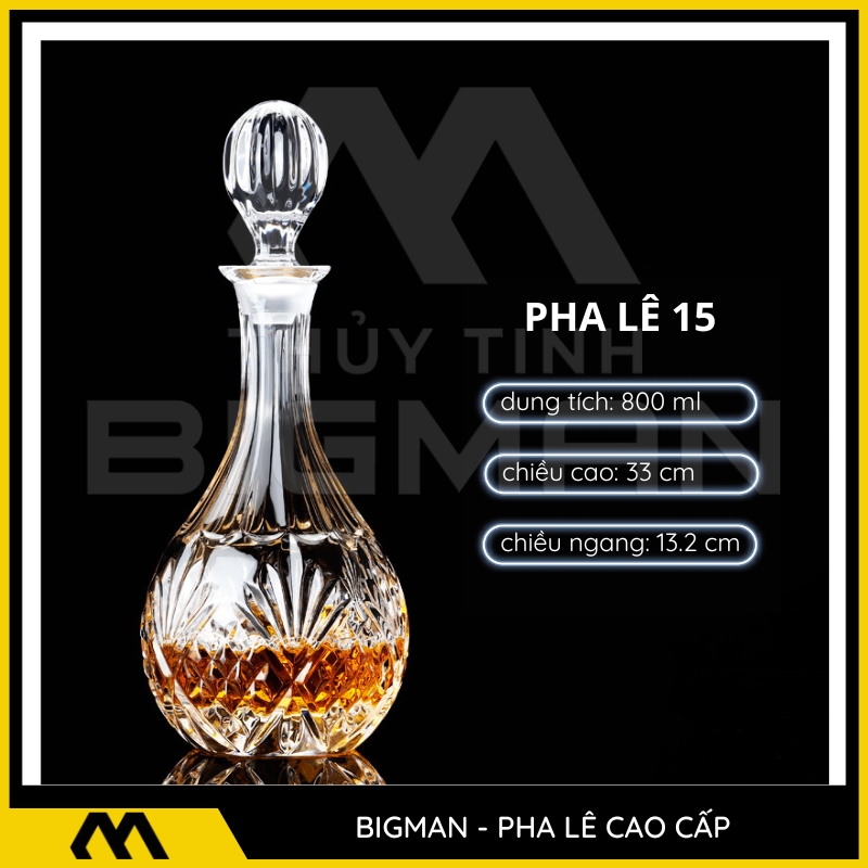 Chai Pha Lê Đựng Rượu mẫu 13