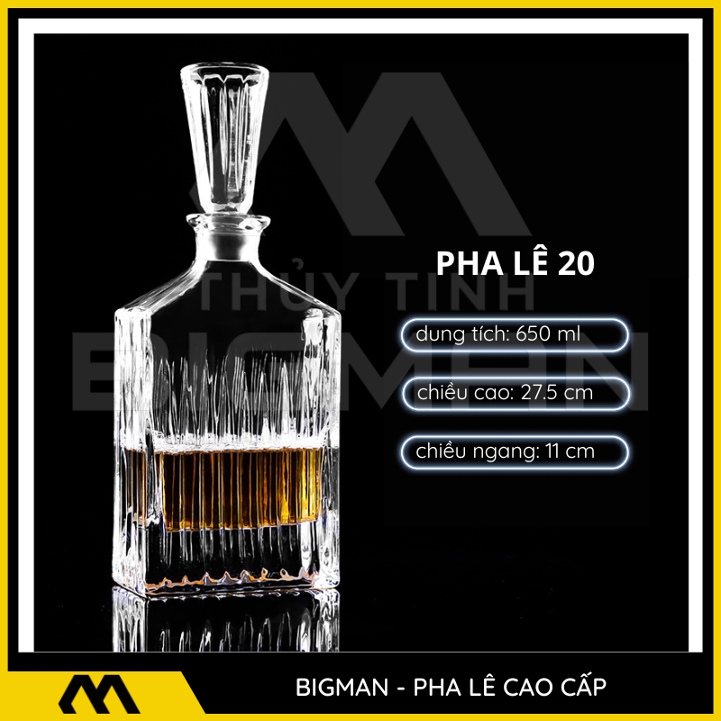 Chai Pha Lê Đựng Rượu mẫu 16