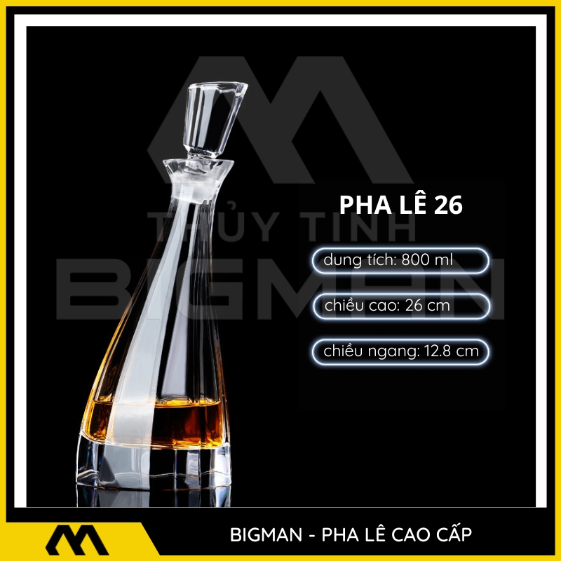 Chai Pha Lê Đựng Rượu mẫu 22