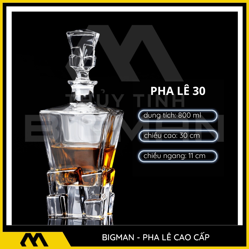 Chai Pha Lê Đựng Rượu mẫu 25