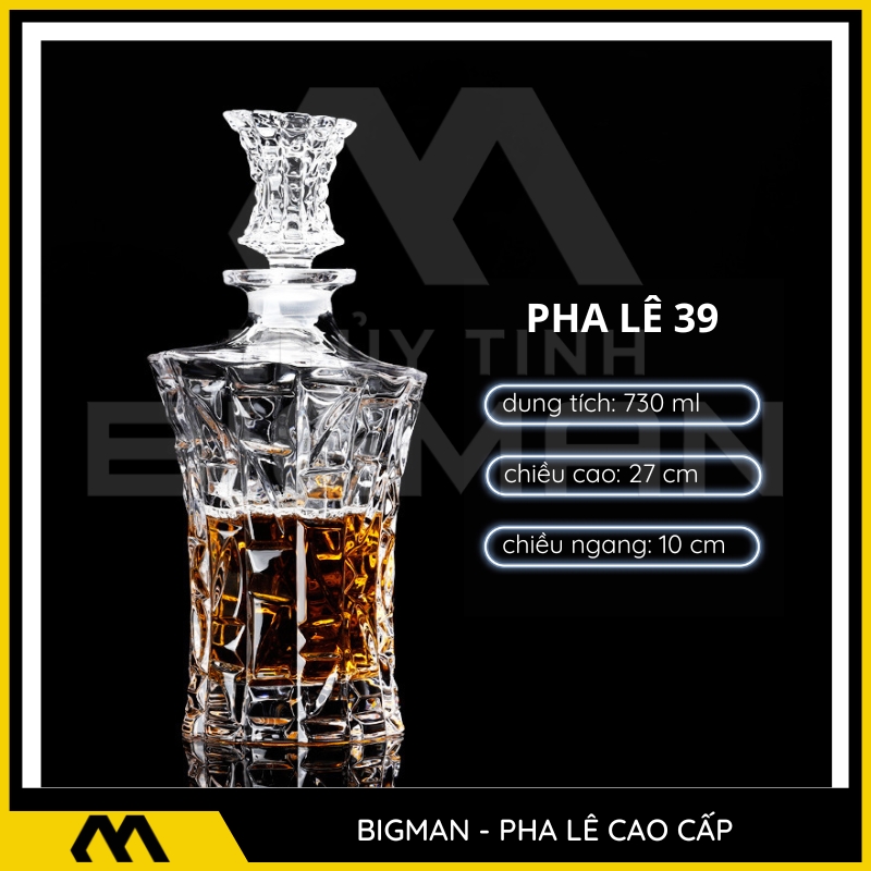 Chai Pha Lê Đựng Rượu mẫu 29