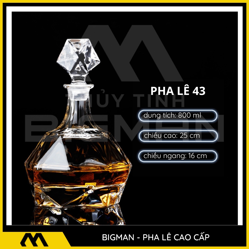Chai Pha Lê Đựng Rượu mẫu 31
