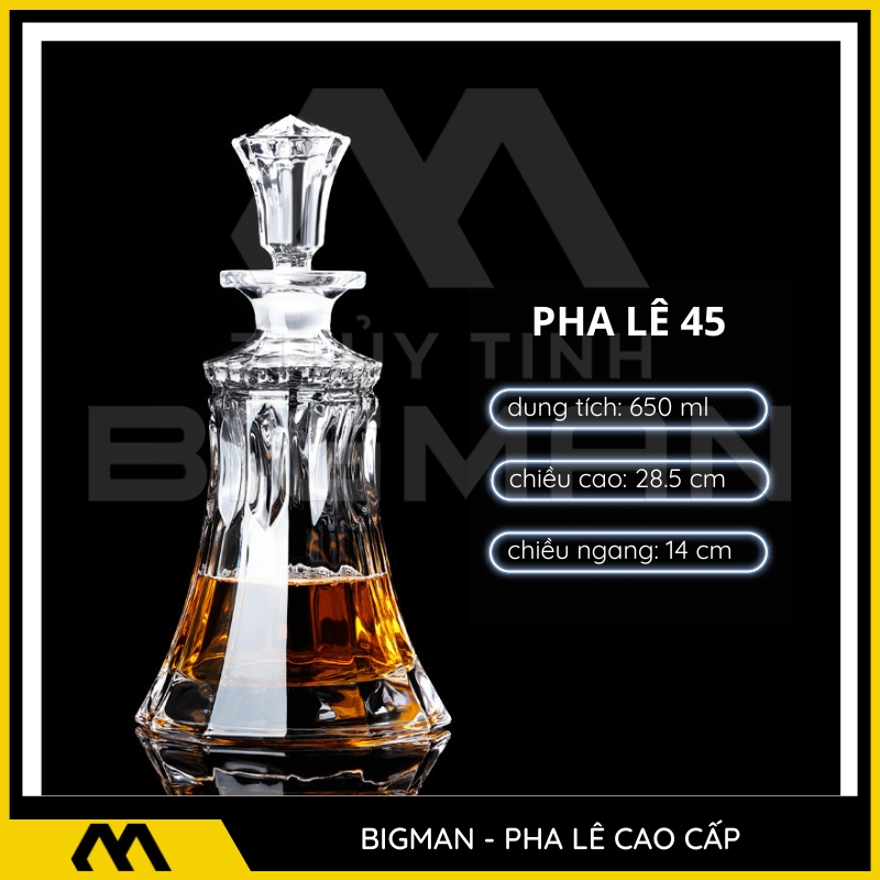 Chai Pha Lê Đựng Rượu mẫu 32