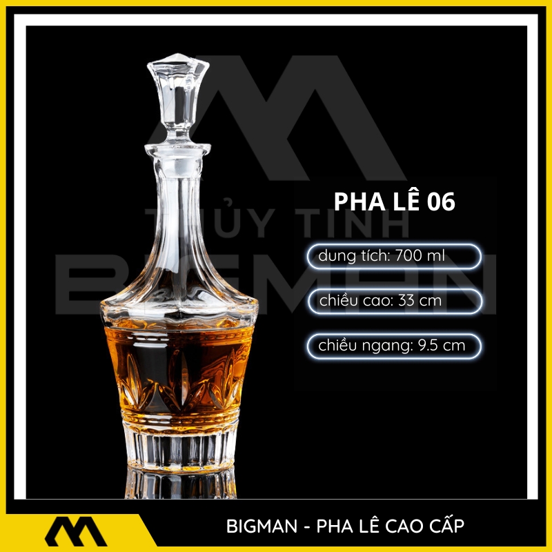 Chai Pha Lê Đựng Rượu mẫu 5