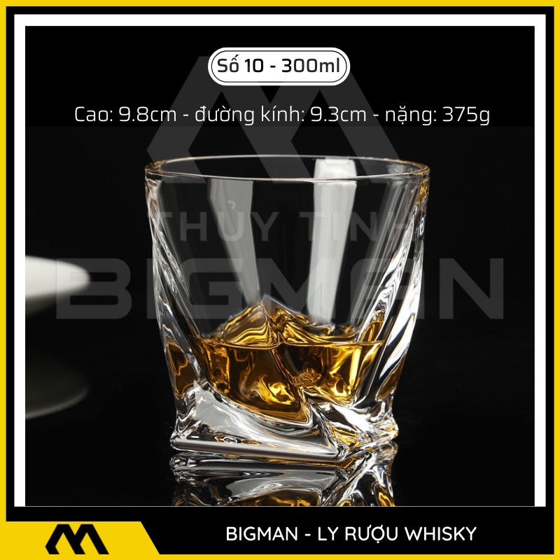 ly thủy tinh đựng rượu mẫu 10