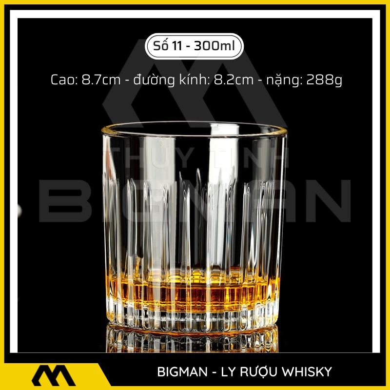 ly thủy tinh đựng rượu mẫu 11