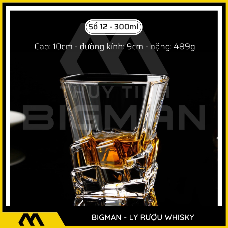 ly thủy tinh đựng rượu mẫu 12