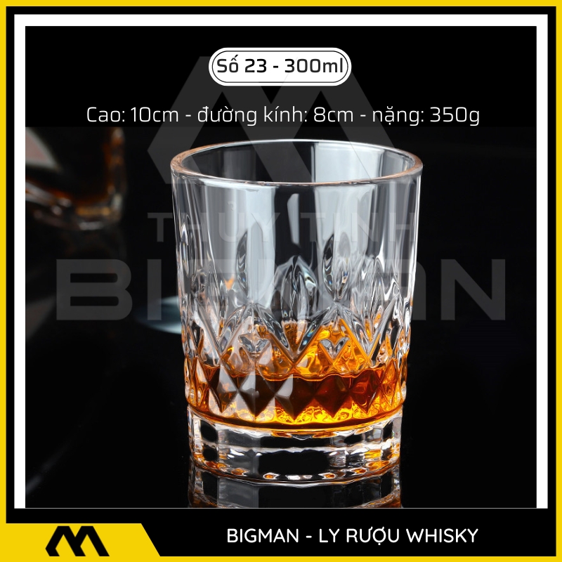 ly thủy tinh đựng rượu mẫu 22