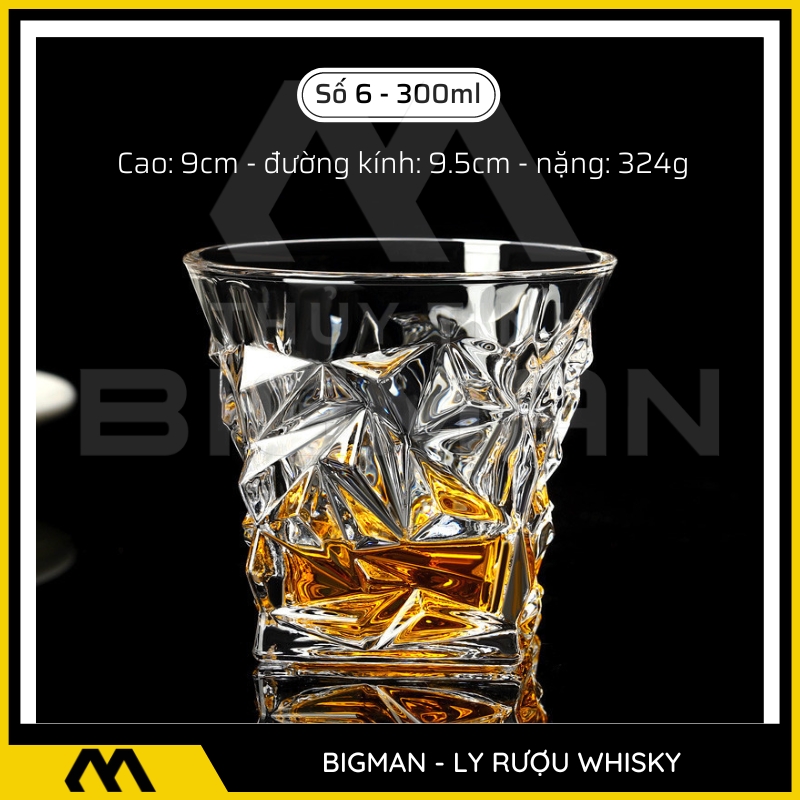 ly thủy tinh đựng rượu mẫu 6