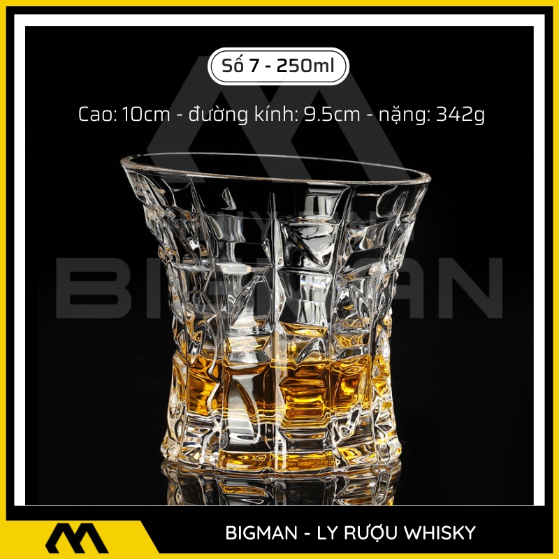 ly thủy tinh đựng rượu mẫu 7