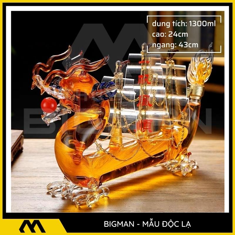 vỏ chai rượu kiểu dáng độc lạ mẫu 1