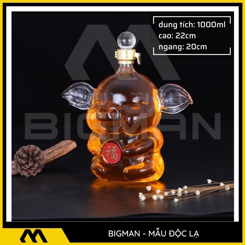 vỏ chai rượu kiểu dáng độc lạ mẫu 10