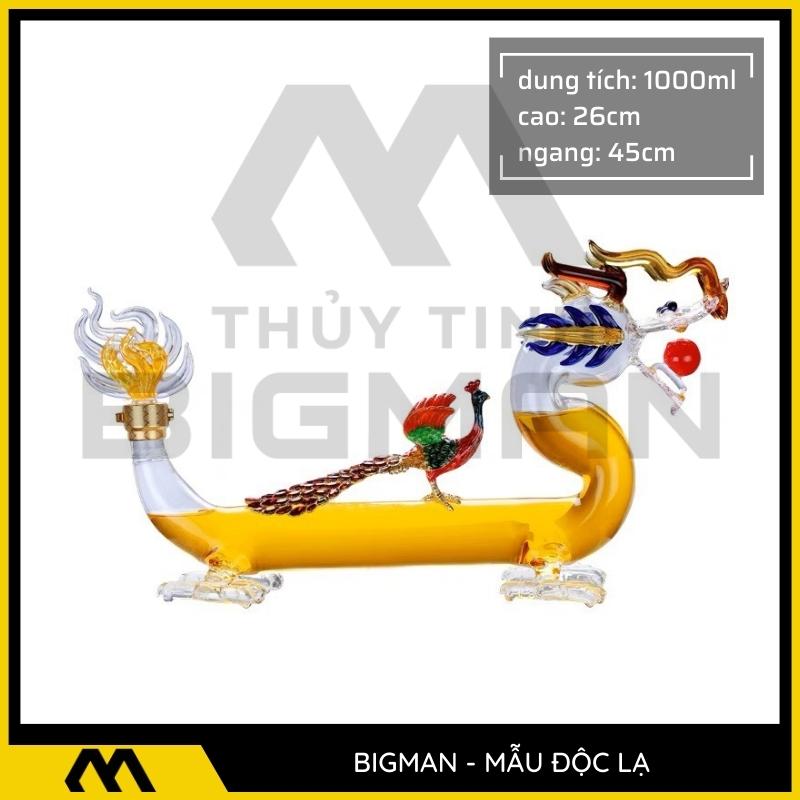 vỏ chai rượu kiểu dáng độc lạ mẫu 22