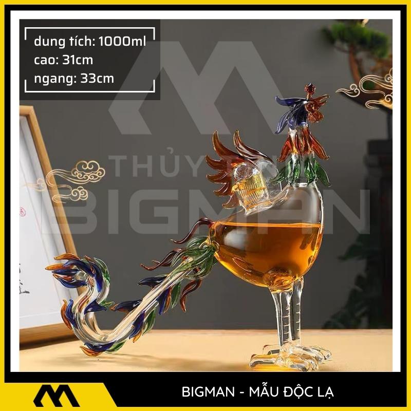 vỏ chai rượu kiểu dáng độc lạ mẫu 24