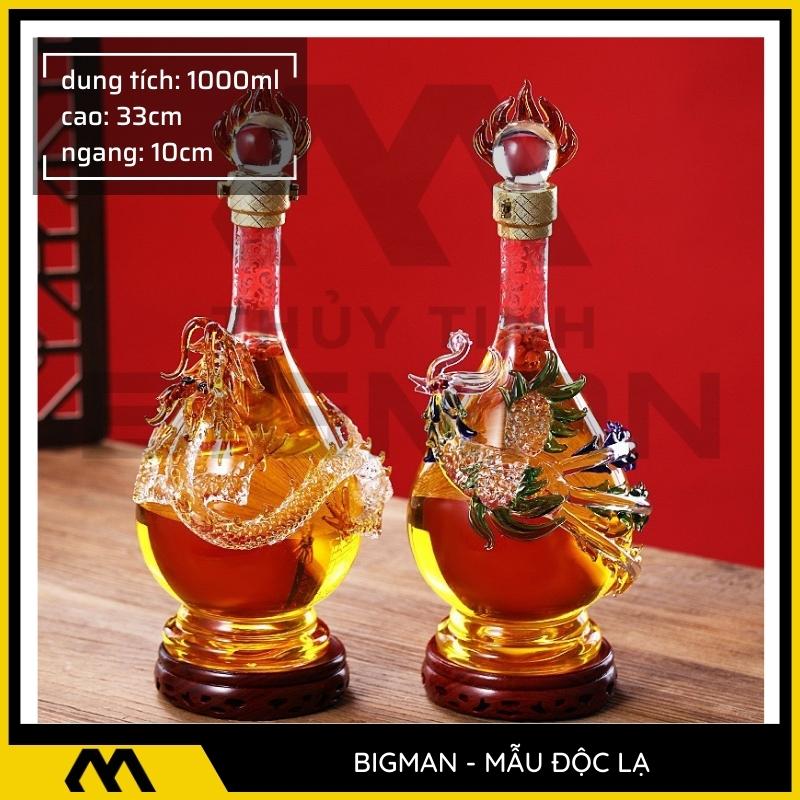 vỏ chai rượu kiểu dáng độc lạ mẫu 26
