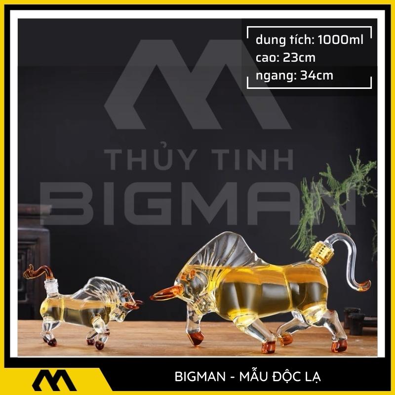 vỏ chai rượu kiểu dáng độc lạ mẫu 6