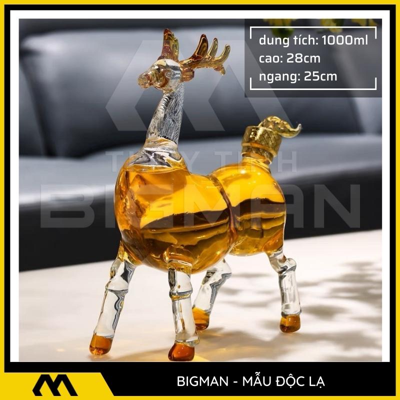 vỏ chai rượu kiểu dáng độc lạ mẫu 8