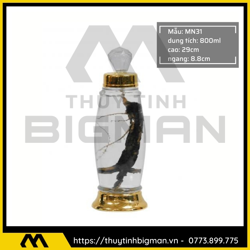Bình sâm Hàn Quốc dung tích từ dưới 1 lít - 12