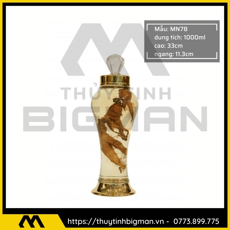 Bình sâm Hàn Quốc dung tích từ dưới 1 lít - 20