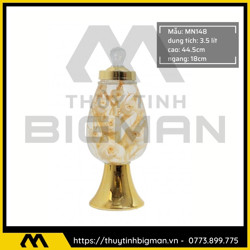 Thủy tinh bigman - Bình sâm Hàn Quốc mẫu 103