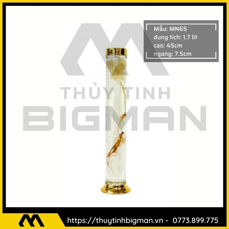 thuy tinh bigman - Bình sâm hàn quốc - Bình ngâm rượu hàn quốc 53