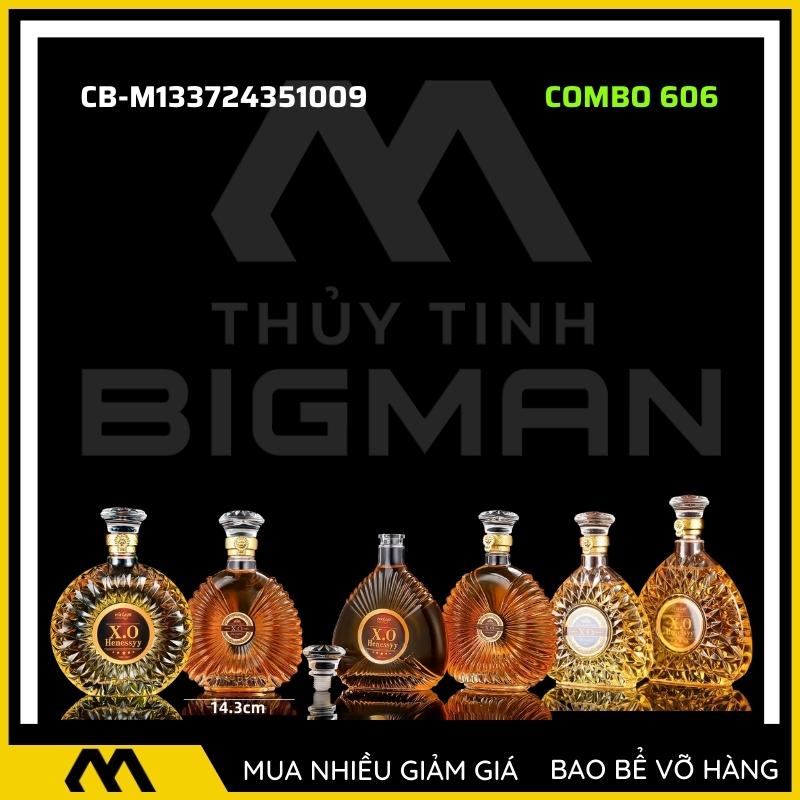 6-7 chai thủy tinh đựng rượu 500ml 750ml 5C-6