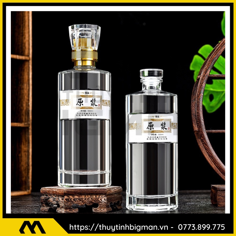 Vỏ Chai Hibiki nắp thủy tinh